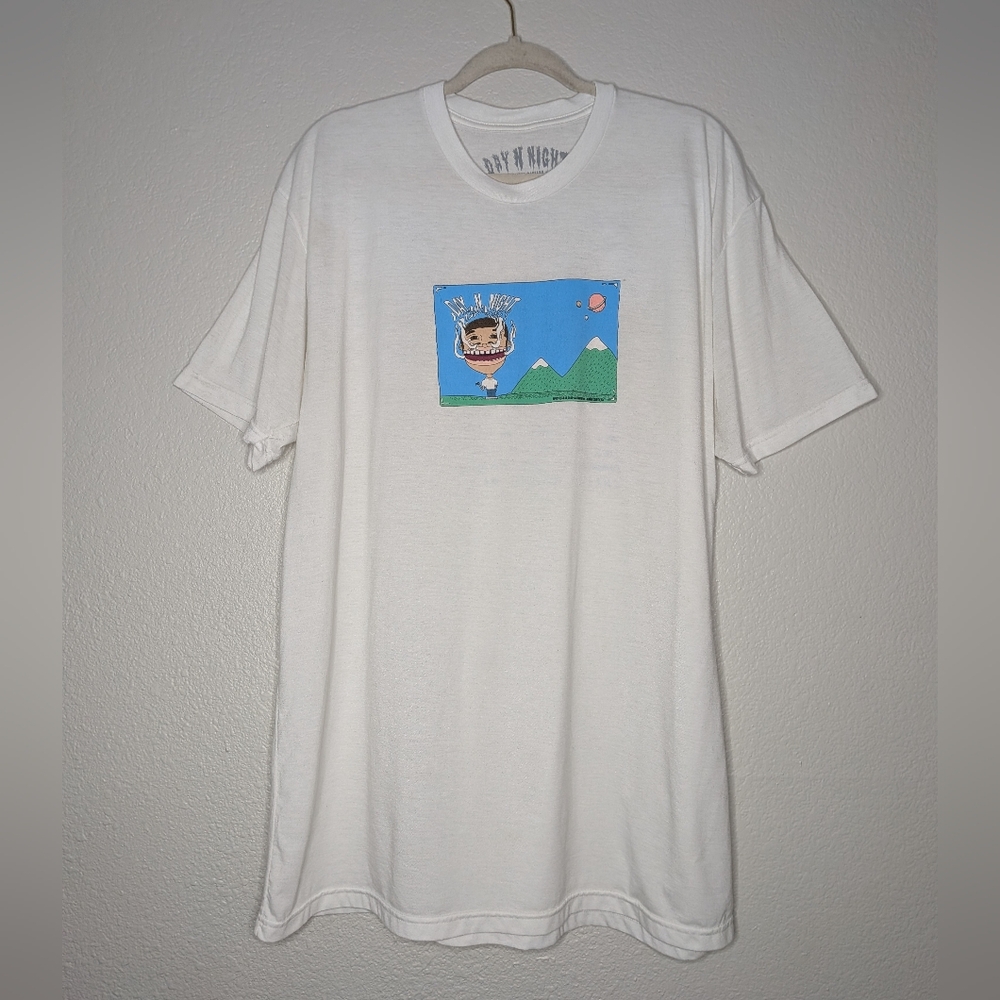 2016 Rare Day N Night Rap Festival Mens White Official Merch Concert Tee XXL